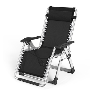เก้าอี้พับ เก้าอี้นอนปรับได้ นุ่มสบายมีระบาย แข็งแรงทนทาน รับน้ำหนักได้200kg ปรับนอนได้ 90°-170°เก้าอี้เอนหลัง