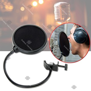 Elit ที่กันลม ป๊อปฟิลเตอร์ สตูดิโอไมโครโฟน Studio Microphones Mic Pop Filter Mask Shield Protection รุ่น MFT201-WU - Bla