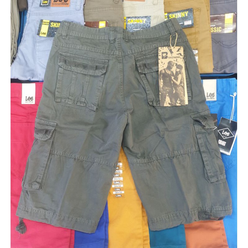 ภาพสินค้ากางเกงคาร์โก้ 4 ส่วน รุ่นใหม่ เนื้อผ้าคัตตอนหนานุ่มผ้าดีมาก กางเกงกระเป๋าข้าง กางเกงคลาสสิคควินเทจ จากร้าน anusornjosaisuk บน Shopee ภาพที่ 6