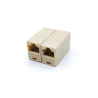 อะแดปเตอร์ LAN เชื่อมต่อเครือข่าย ethernet lan ตรงผ่านหัวตัวเชื่อมต่อ RJ45 สีขาว สินค้าใหม่ ราคาสุดคุ้ม พร้อมส่ง ส่งเ...