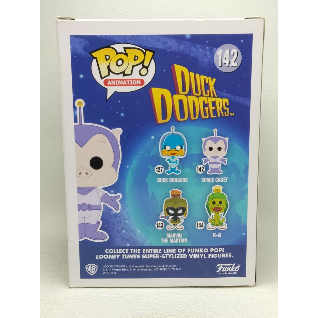 funko-pop-duck-dodgers-space-cadet-142-กล่องมีตำหนินิดหน่อย