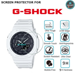 Casio G-Shock GA-2100-7A Casioak TMJ Series 9H ฟิล์มกระจกนิรภัยกันรอยหน้าจอ GA2100