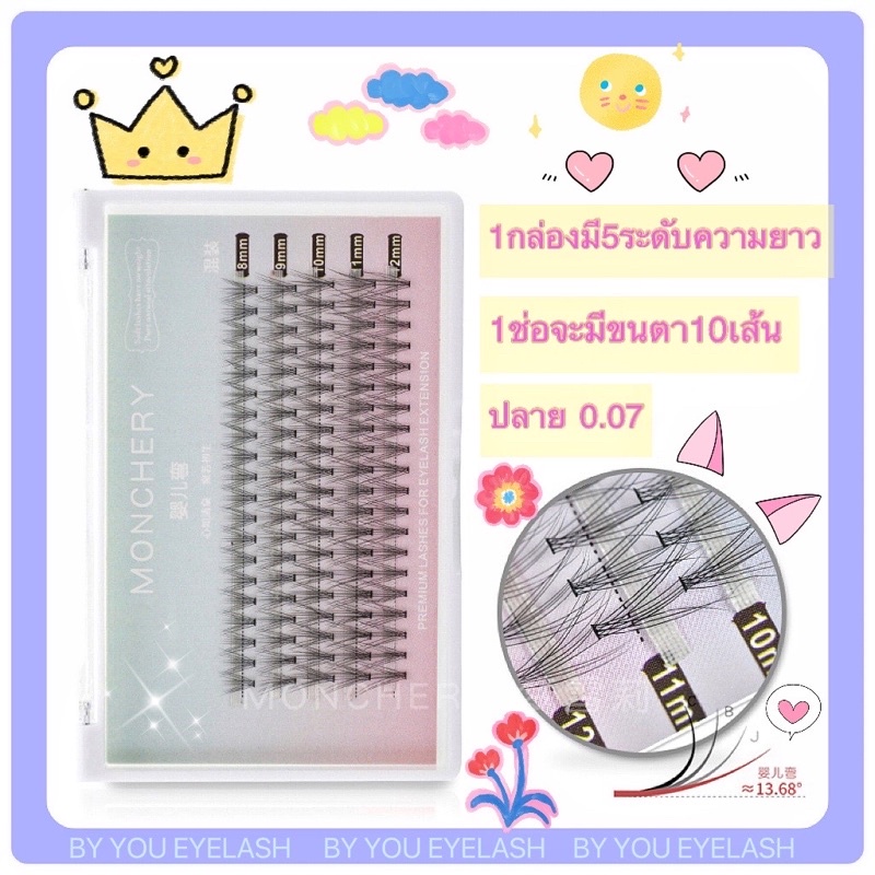 สินค้าพร้อมส่ง-ขนตาปลอมธรรมชาติ-เบาบาง-ขนตาแบบช่อ-ขนตาถาวร-ขนตาปลอม-ขนตาขนมิ้งค์