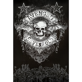 โปสเตอร์ รูปวาด วง A7X Avenged Sevenfold POSTER 24”X35” Inch American Rock Heavy Metal V3