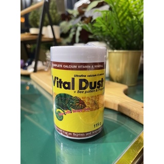 แคลเซียม และวิตามินรวม สัตว์เลื้อยคลาน Vital dust สูตร Propolis+Bee Pollen