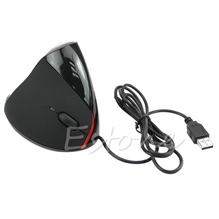 ❤❤ Vertical Optical USB Mouse Ergonomic Design Wrist Healing For Computer PC