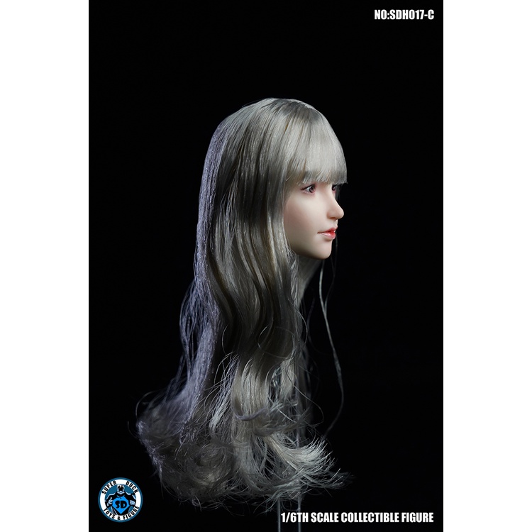 พร้อมส่ง-super-duck-sdh017-c-female-head-carving-white-long-hair