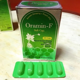 Oramin-F soft cap (1แผง5เม็ด)