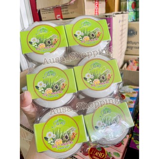 **1 แพ็ค 6 ก้อน** สบู่แจมก้อนกลม สบู่สมุนไพร 7 ชนิด ขนาด 160 กรัม JAM 7 Herbal Soap   แท้ 100%