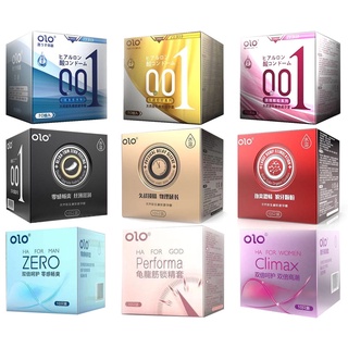 โปรโมชั่น : ถุงยางอนามัย Olo แบบบางเฉียบ บาง 0.01 มม ไม่ระบุชื่อสินค้าหน้ากล่อง