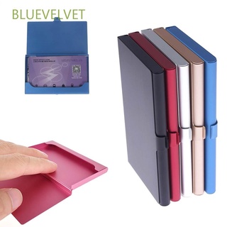 Bluevelvet กล่องใส่นามบัตร ชนิดสเตนเลส สีเงิน แบบมีคลิป