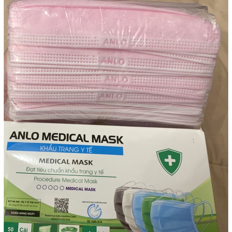 พร้อมส่ง-แมสสีชมพู-anlo-medical-mask-4-ชั้น-มีเซอร์-เกรดโรงพยาบาล