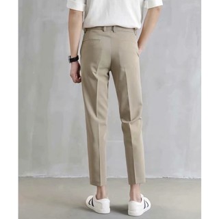 ภาพขนาดย่อของภาพหน้าปกสินค้าFashion Casual Slacks Cropped Pants X201 กางเกงสแล็คชาย 5 ส่วน สไตล์เกาหลี จากร้าน eurekap บน Shopee ภาพที่ 1