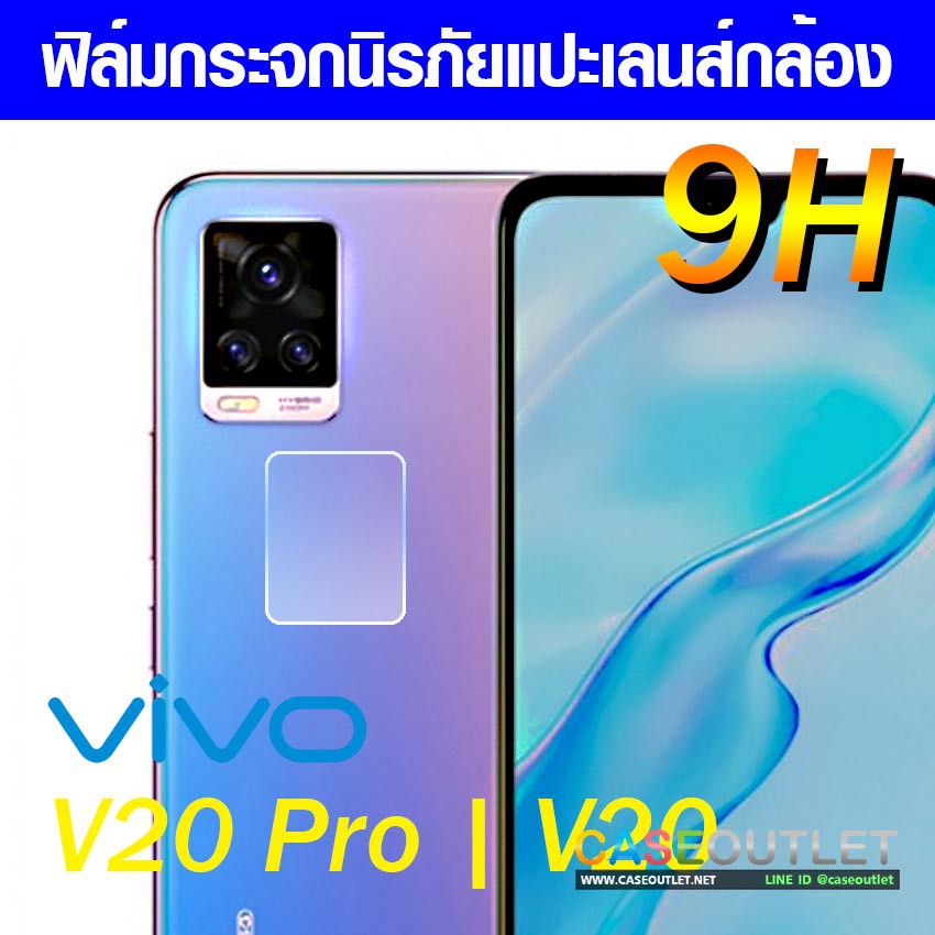 ภาพหน้าปกสินค้าฟิล์มกระจกกล้อง Vivo V21  V20 pro  V 20  V20 se ฟิล์มแปะเลนส์ แปะเลนส์กล้อง นิรภัย กระจกแปะกล้อง ฟิล์มกล้อ