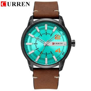 Casual Mens Watches Analog Quartz Wrist Watch CURREN Unique High Quality Leather Strap Man Clock Water Resistantes Hombr