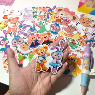 [มีเก็บปลายทาง] สติกเกอร์ไดคัทกันน้ำแก๊งค์ Duffy &amp; Friends 30 ชิ้น ไม่ซ้ำ🐻💞