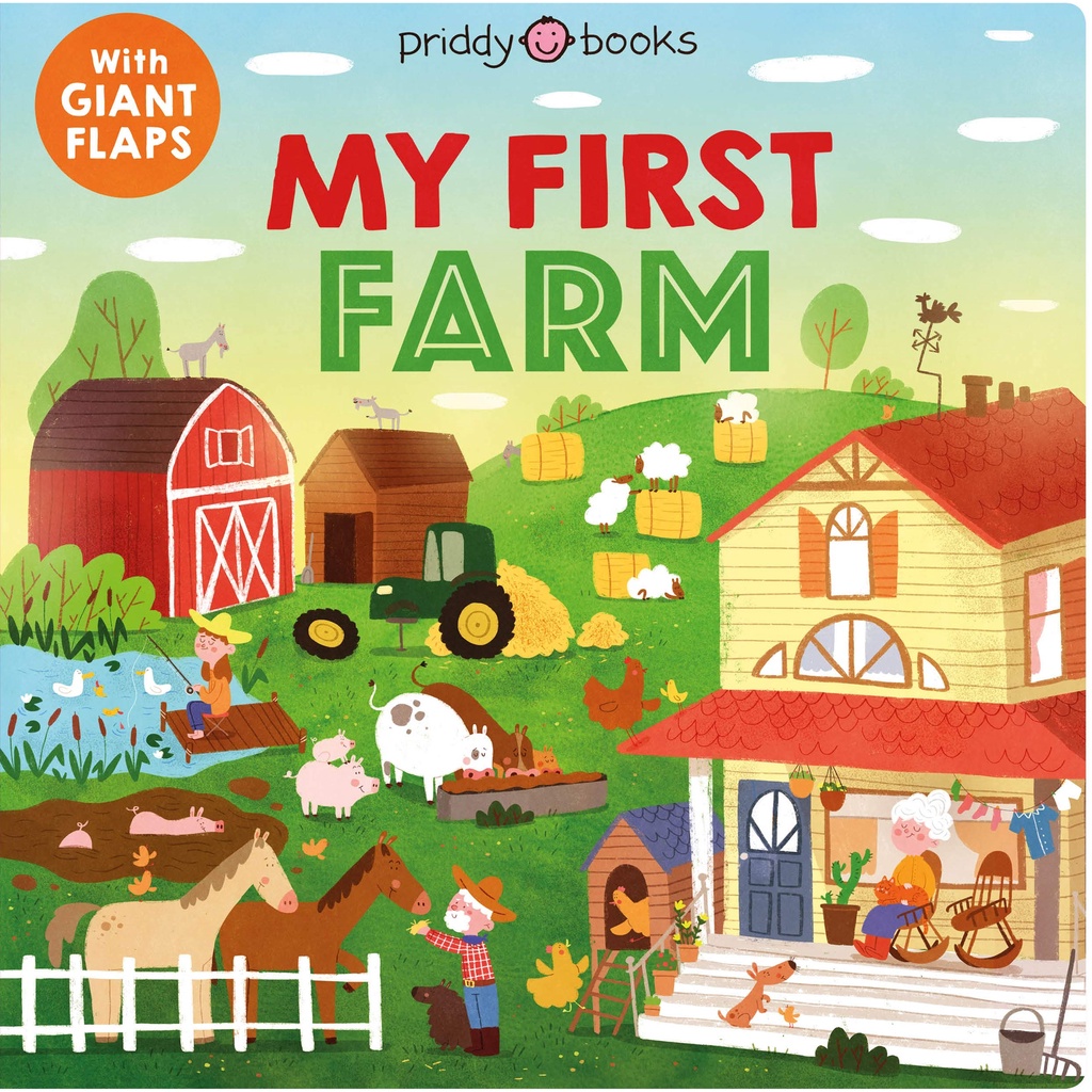 My First Places: My First Farm with Giant flaps หนังสือเด็ก ภาษาอังกฤษ ...