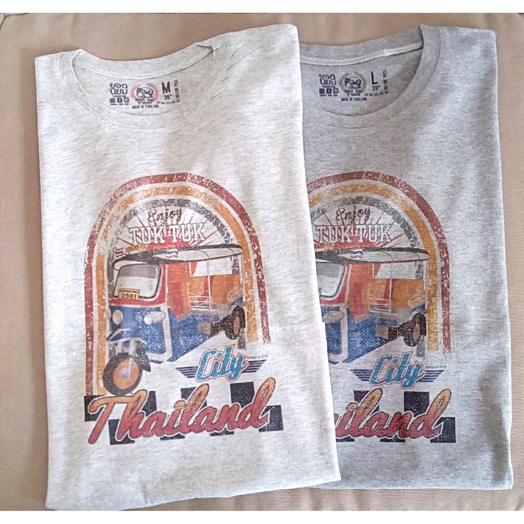 เสื้อยืดลายไทย-ตุ๊กตุ๊ก-tuk-tuk-t-shirts-souvenir-of-thailand