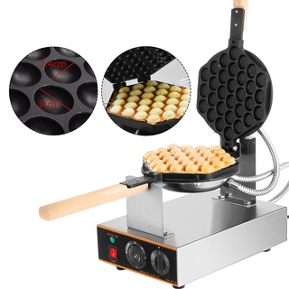 ☼VEVOR Egg Bubble Waffle Maker 1400W Commercial Electric Nonstick Cake Baking Pan Eggettes Puff Home Kitchen Cooking App
