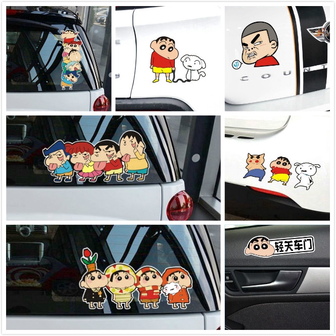 cute-crayon-shin-chan-reflective-car-stickers-decals-car-window-door-stickers-laptop-stickers-motorcycle-stickers