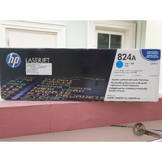 ตลับหมึก HP 824A Cyan Original LaserJet Toner Ink Cartridge