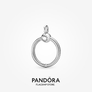 Pandora จี้เงินสเตอร์ลิง รูปตัว O ขนาดเล็ก ของขวัญวันเกิด สําหรับสุภาพสตรี DIY p825