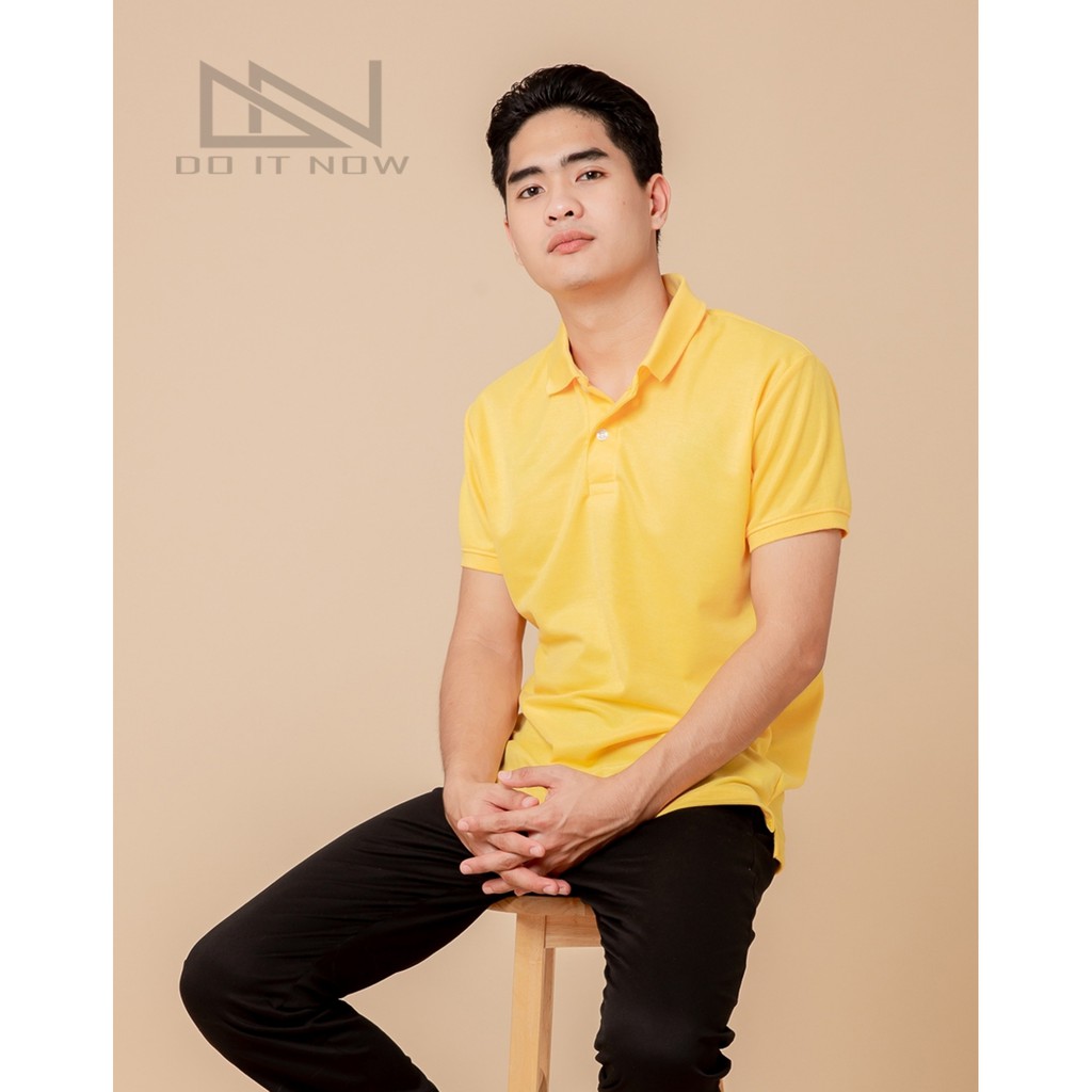 เสื้อโปโลแขนจั๊ม-สีเหลือง-ชาย-by-doitnow-สินค้าคุณภาพ-จากแห่งผลิตโดยตรง