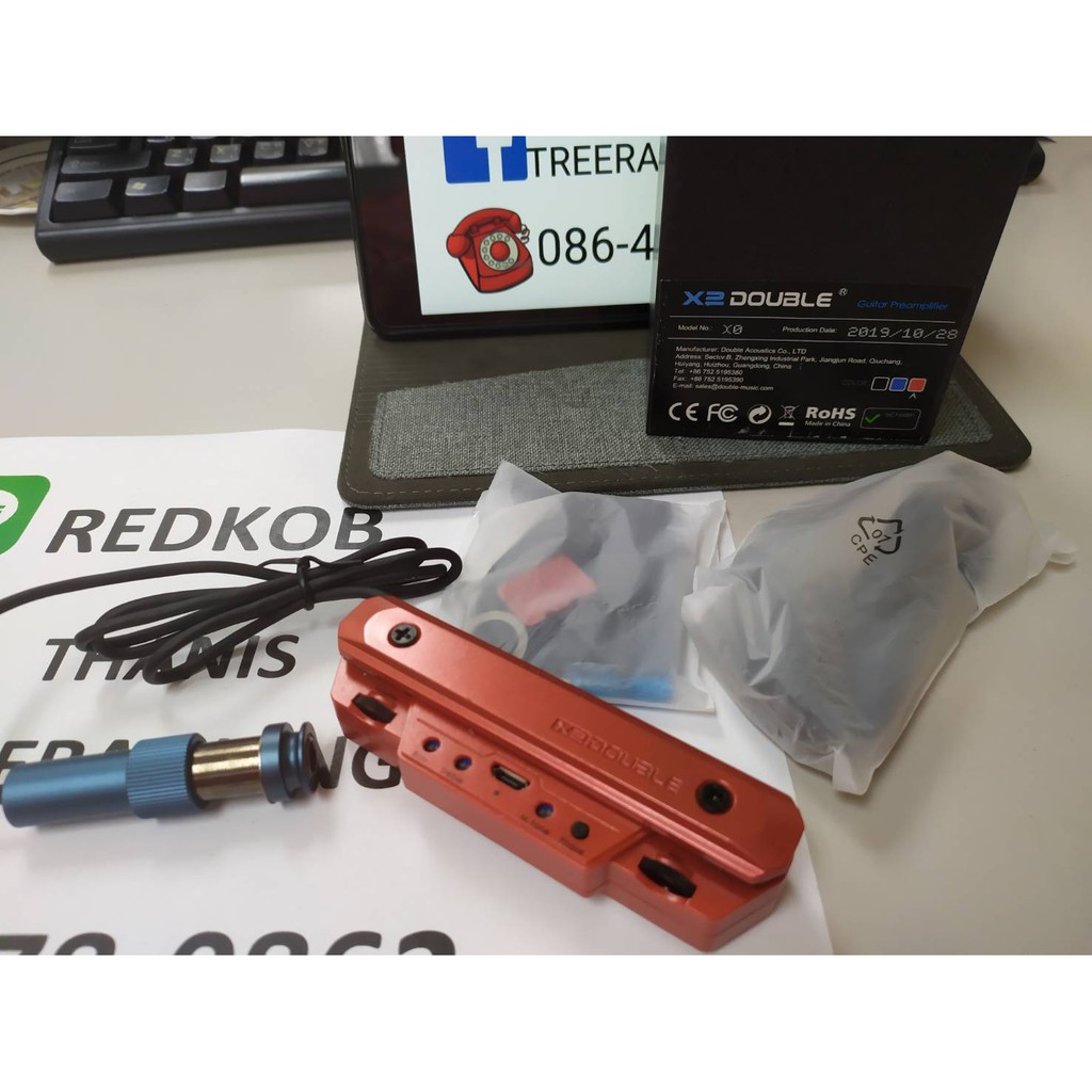 X2 Double X0 Pickup สำหรับกีตาร์โปร่งแบบคาดซาวด์โฮล | Shopee Thailand