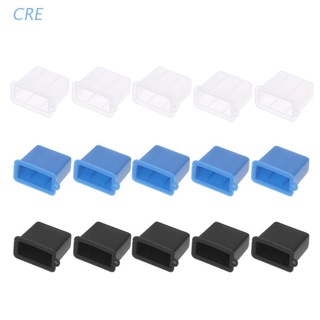 CRE  5Pcs USB Type A Male Anti-Dust Plug Stopper Cap Cover Protector