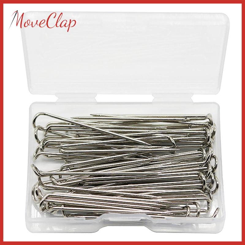 ภาพสินค้า100x Metal Fork Pins for Quilting Sewing Needlework Accessories จากร้าน lzdxwcke3.th บน Shopee ภาพที่ 6