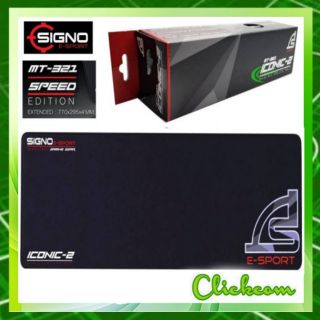 Signo Mouse Pad ICONIC-2 MT-321 (770 X 295 X 4 MM)#แผ่นรองเมาส์แบบยาว