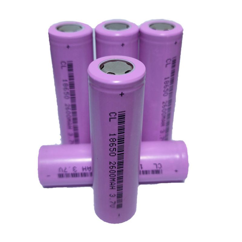 18650-แบตเตอรี่ลิเธียมหัวแบน-3-7v-2600mah-แบตเตอรี่แบบชาร์จไฟได้-ราคา1ก้อน-ออกบิลได้