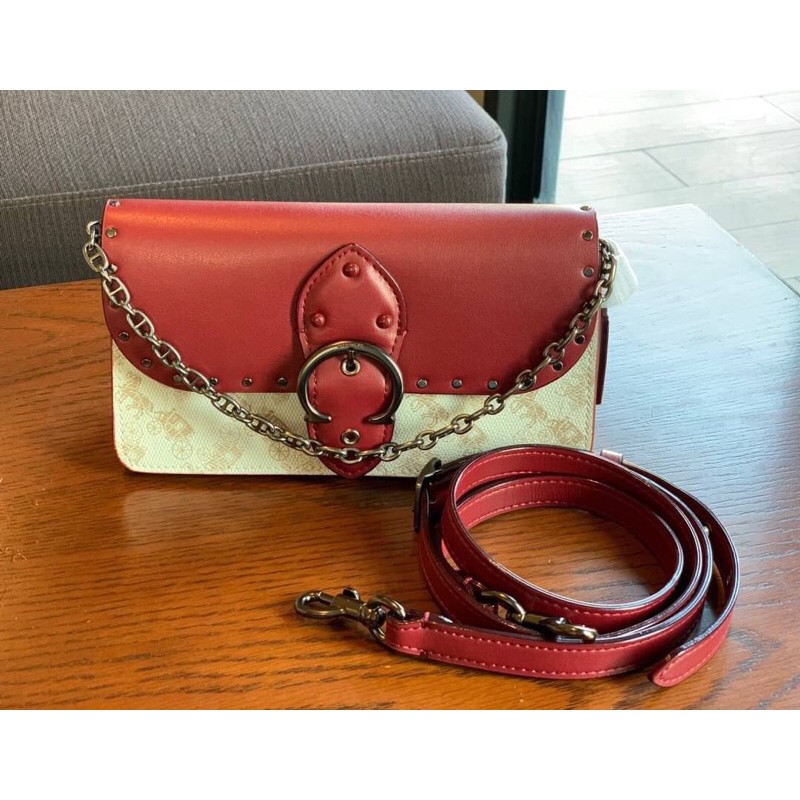 new-arrival-สีออกใหม่ล่าสุดค่ะ-coach-beat-crossbody-clutch-in-signature-canvas-with-horse-and-carriage-print-new