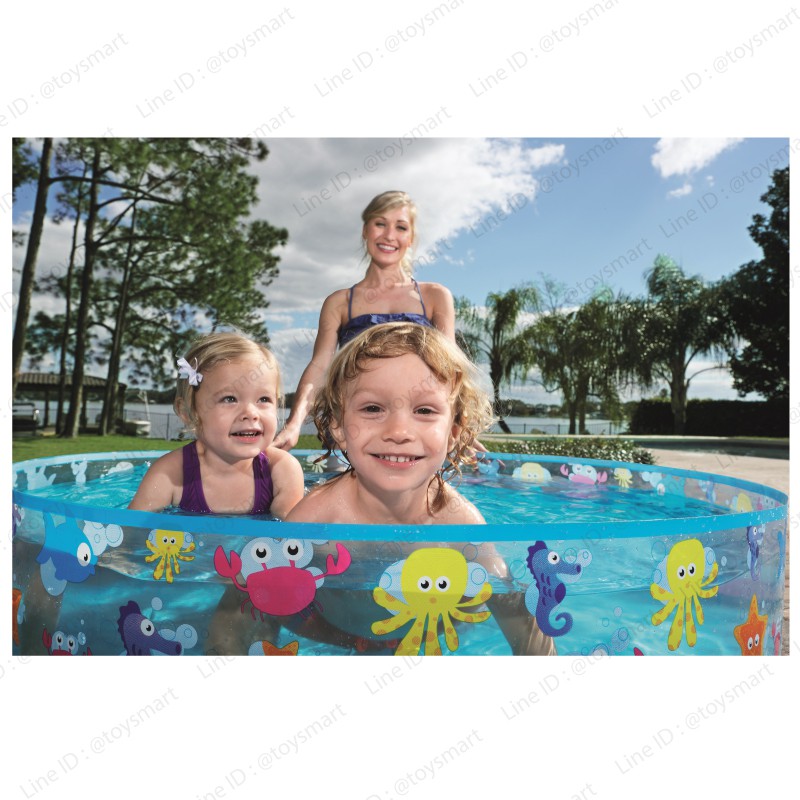 bestway-สระว่ายน้ำลายสัตว์ทะเล-สระตั้ง-สระน้ำเด็ก-toy-smart