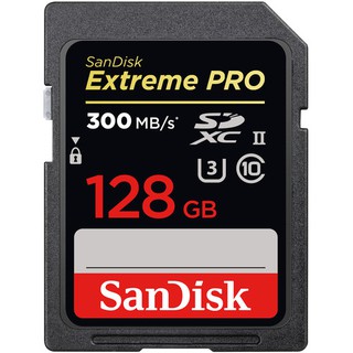 ภาพขนาดย่อของภาพหน้าปกสินค้าSanDisk Extreme PRO up to 300MB/s UHS-II Class 10 U3 SDXC Memory Card (SDSDXPK-128G) - จากร้าน 4pstore.th บน Shopee