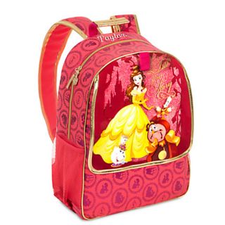 Belle Backpack -- กระเป๋าเป้ ลายเบลล์ จากการ์ตูน โฉมงามกับเจ้าชายอสูร สูง 16 นิ้ว (ไม่มีปักชื่อนะคะ) สินค้าDisney USA 