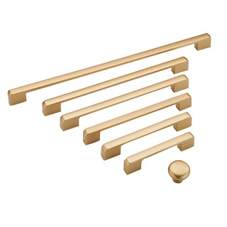 ตู้ครัว Golden Handle Nordic Light หรูหราเรียบง่าย Placer ตู้ทองตู้เสื้อผ้าประตูสังกะสีอัลลอยด์ 6613
