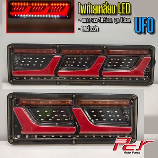 ภาพหน้าปกสินค้าไฟท้ายเหลี่ยม LED [UFO] ราคาต่อ 1 ข้าง มีแบบ 2 ตอน - 3 ตอน ที่เกี่ยวข้อง
