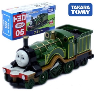 แท้ 100% จากญี่ปุ่น โมเดล รถไฟ โทมัสแอนด์เฟรนด์ Takara Tomy Thomas & Friends Tomica 05 Emily Thomas The Tank Christmas