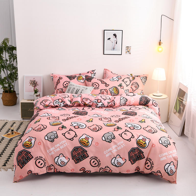 ผ้าปูที่นอนcotton-ปลอกหมอน-หมอนข้าง-ผ้าห่ม-ผ้านวม-ผ้าปูที่นอน-6ฟุต-5ฟุต-3-5ฟุต-เตียงสูงสุด12
