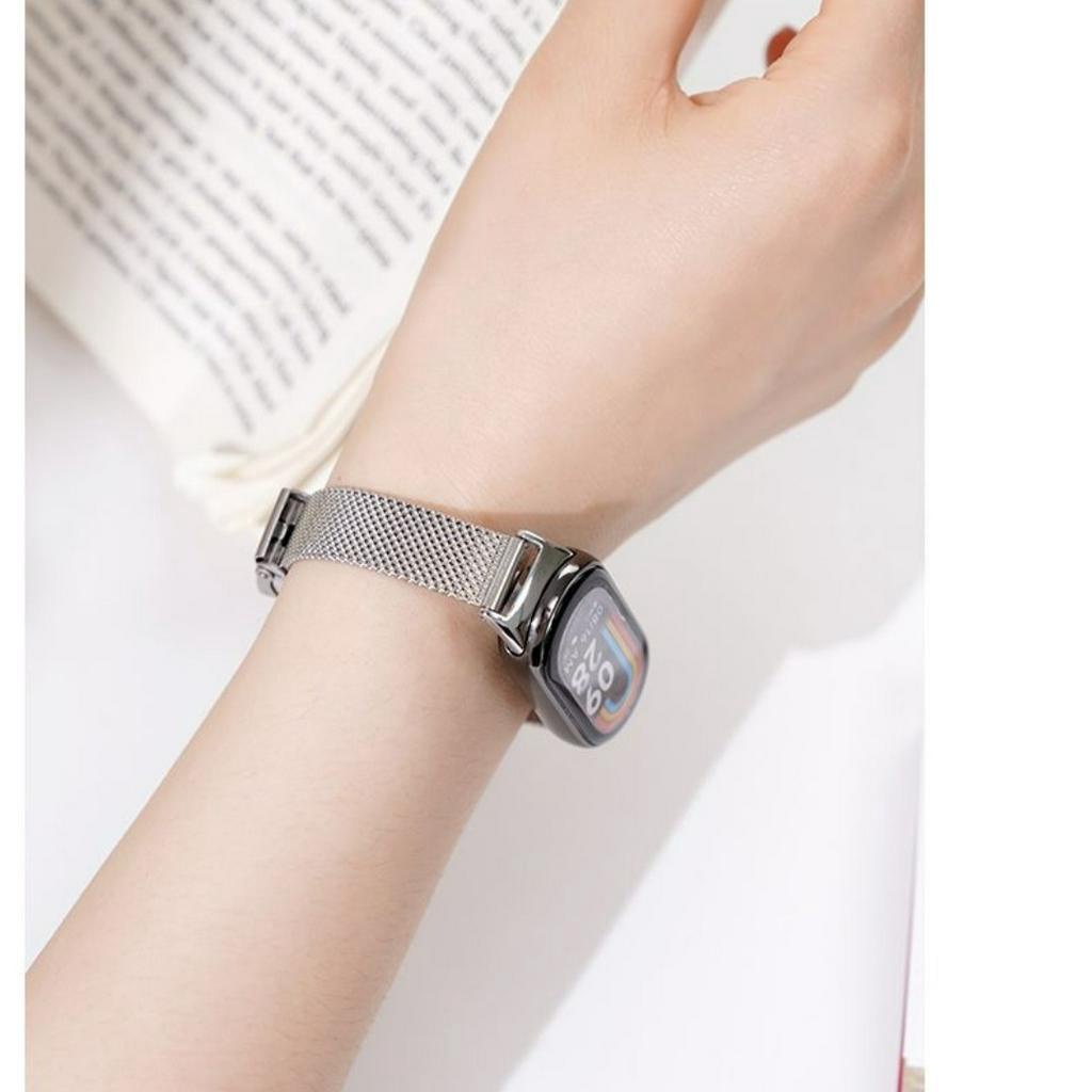 สายนาฬิกาข้อมือสเตนเลส-หัวเข็มขัดโลหะ-แบบเปลี่ยน-สําหรับ-xiaomi-mi-band-8-xiaomi-watch-band8-nfc