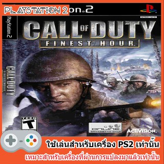 แผ่นเกมส์ PS2 - Call of Duty Finest Hour