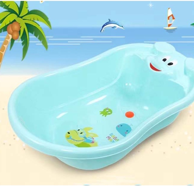 อ่างอาบน้ำเด็ก-อ่างอาบน้ำ-babymami98-น้ำหนักเบา-เคลื่อนย้ายสะดวก-ทำจากพลาสติกคุณภาพดี