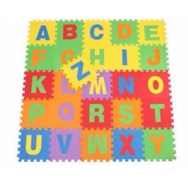 แผ่นรองคลานลาย ABC ใหญ่ | Shopee Thailand