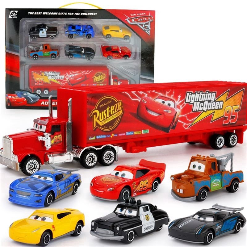 รถยนต์ของเล่นโมเดลรถยนต์ดิสนีย์-pixar-cars-2-mcqueen