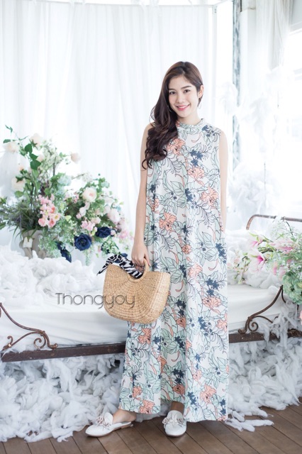 maxi468-เเมกซี่คอเต่าลายแคทลียา