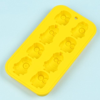 ( พร้อมส่ง ) Minions Ice Tray พิมพ์ซิลิโคนน้ำแข็ง