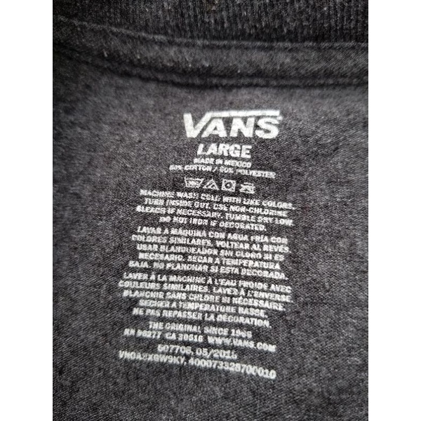 เสื้อยืด-vans-off-the-wall-มือสอง