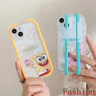 SpongeBob【Bracket case】เคส compatible for Apple เคสไอโฟน 11 12 13 PRO MAX มันเปนของสี่เหลี่ยมคะ case iPhone 11 Pro max เคสiPhonexr casei13 เคสไอโฟน13promax เคสไอโฟนi12 เคสiPhone8+ caseiPhone12promax