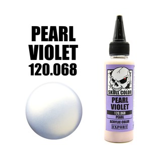 Skull Color 068 Pearl Violet สีสูตร Acrylic ผสมสำเร็จสำหรับแอร์บรัช ขนาด 60ml.